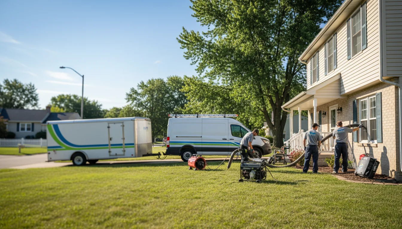Flooded Basement Restoration And Cleanup With Repair in Pellston, MI near me